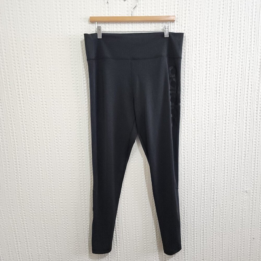 adidas Design 2 Move High Rise Logo Tights Black Size X-Large - Picture 2 of 12